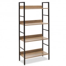 Βιβλιοθήκη Ramon pakoworld χρώμα φυσικό μαύρο 60x28x125 5εκ c186028 Βιβλιοθήκη Ramon pakoworld χρώμα φυσικό μαύρο 60x28x125 5εκ c186028