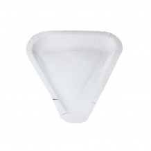 Σετ 100 Πιάτα Λευκά Χάρτινα Τριγωνικά 20x26 5cm c190841 Σετ 100 Πιάτα Λευκά Χάρτινα Τριγωνικά 20x26 5cm c190841