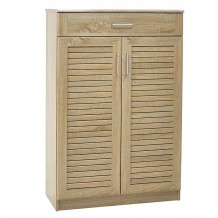 Παπουτσοθήκη ντουλάπι SANTE με 2 πόρτες & 1 συρτάρι χωρητικότητα 20 ζεύγη χρώμα sonoma c19989