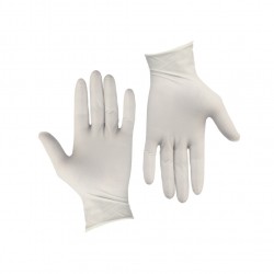 Σετ 100τεμ γάντια λάτεξ ελαφρώς πουδραρισμένα MEDIUM c204009