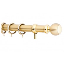 Κουρτινόξυλο 1.6m μονό χρυσό c20630 Κουρτινόξυλο 1.6m μονό χρυσό c20630