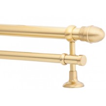 Κουρτινόξυλο 3.6m διπλό χρυσό c21124