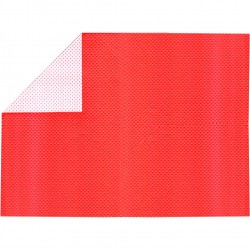 Σετ 300 Απορροφητικές πάνες κρεοπωλείου διπλής όψης κόκκινες άσπρες 30x40cm c211750