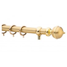 Κουρτινόξυλο 1.40-2.20m μονό χρυσό c21296 Κουρτινόξυλο 1.40-2.20m μονό χρυσό c21296