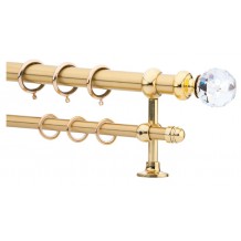 Κουρτινόξυλο 2.20-3.20m διπλό με swarovski c21346 Κουρτινόξυλο 2.20-3.20m διπλό με swarovski c21346