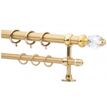 Κουρτινόξυλο 2.20-3.20m διπλό με swarovski c21364 Κουρτινόξυλο 2.20-3.20m διπλό με swarovski c21364