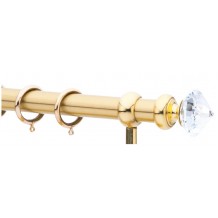 Κουρτινόξυλο 2.20-3.20m μονό με swarovski c21382