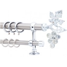 Κουρτινόξυλο 1.40-2.20m διπλό με swarovski c21460 Κουρτινόξυλο 1.40-2.20m διπλό με swarovski c21460