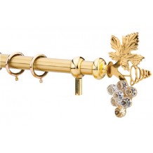 Κουρτινόξυλο 1.40-2.20m μονό με swarovski c21463 Κουρτινόξυλο 1.40-2.20m μονό με swarovski c21463