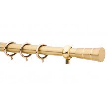 Κουρτινόξυλο 0.80-1.40m μονό χρυσό c21480