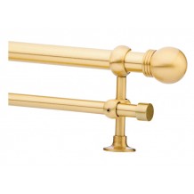 Κουρτινόξυλο 2.20-3.20m χρυσό c21589