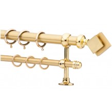 Κουρτινόξυλο 0.80-1.40m διπλό χρυσό c21602