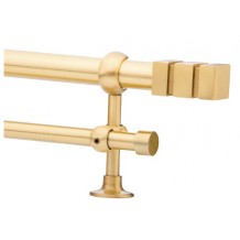 Κουρτινόξυλο 0.80-1.40m διπλό χρυσό c21650