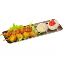 Σετ 50 Δισκάκια  ασημί πλαστικά 19x6 5x1cm c217281 Σετ 50 Δισκάκια  ασημί πλαστικά 19x6 5x1cm c217281