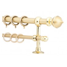 Κουρτινόξυλο 0.80-1.40m διπλό χρυσό c21830