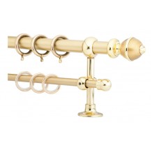 Κουρτινόξυλο 0.80-1.40m διπλό χρυσό c21842