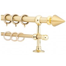 Κουρτινόξυλο 0.80-1.40m διπλό χρυσό c21854