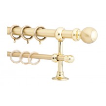 Κουρτινόξυλο 0.80-1.40m διπλό χρυσό c21890