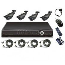 Σέτ cctv με 4 κάμερες υψηλής ανάλυσης Σέτ cctv με 4 κάμερες υψηλής ανάλυσης