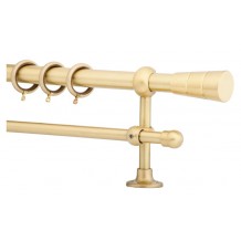 Κουρτινόξυλο 0.80-1.40m διπλό χρυσό c21926