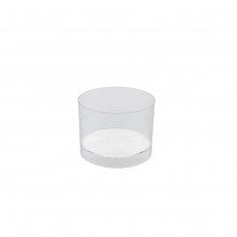 Σετ 15 Πλαστικά ποτηράκια  μπωλάκια  ZERO διαφανές 5 1x4cm c221105