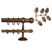 Κουρτινόξυλο 1.40-2.20m διπλό c22338