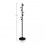 CYCLOS ΚΑΛΟΓΕΡΟΣ ΜΑΥΡΟ D36xH180cm c223917