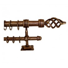 Κουρτινόξυλο 1.40-2.20m διπλό c22448 Κουρτινόξυλο 1.40-2.20m διπλό c22448