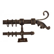 Κουρτινόξυλο 0.80-1.40m διπλό c22485 Κουρτινόξυλο 0.80-1.40m διπλό c22485