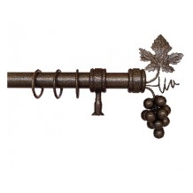 Κουρτινόξυλο 2.20-3.20m μονό c22530 Κουρτινόξυλο 2.20-3.20m μονό c22530