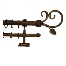 Κουρτινόξυλο 0.80-1.40m διπλό c22564 Κουρτινόξυλο 0.80-1.40m διπλό c22564