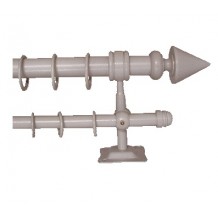 Κουρτινόξυλο 2.20-3.20m διπλό c22578 Κουρτινόξυλο 2.20-3.20m διπλό c22578