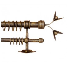 Κουρτινόξυλο 0.80-1.40m διπλό c22613 Κουρτινόξυλο 0.80-1.40m διπλό c22613