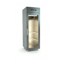 Inox μονό ψυγείο κατάψυξης με γυάλινη πόρτα id Inox μονό ψυγείο κατάψυξης με γυάλινη πόρτα id
