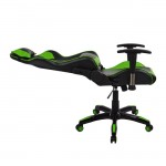 Πολυθρόνα Gaming με ανάκλιση 180 μοιρών μαύρη-πράσινη c22762
