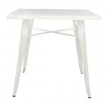 Τραπέζι μεταλλικό σε χρώμα milk white c22819