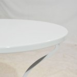Τραπέζι μεταλλικό σε λευκό χρώμα c22889