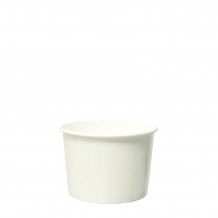 Σετ 100 Κύπελα Παγωτού Χάρτινα Λευκά 10 5x7 3cm c228996