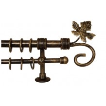 Κουρτινόξυλο 0.80-1.40m διπλό c23375 Κουρτινόξυλο 0.80-1.40m διπλό c23375