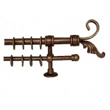 Κουρτινόξυλο 0.80-1.40m διπλό c23396 Κουρτινόξυλο 0.80-1.40m διπλό c23396