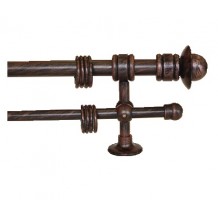 Κουρτινόξυλο 2.20-3.20m διπλό c23407 Κουρτινόξυλο 2.20-3.20m διπλό c23407