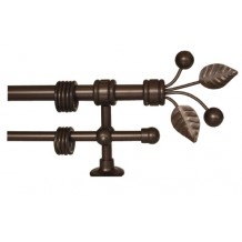 Κουρτινόξυλο 2.20-3.20m διπλό c23419 Κουρτινόξυλο 2.20-3.20m διπλό c23419