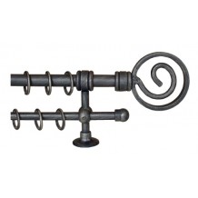 Κουρτινόξυλο 2.20-3.20m διπλό c23464 Κουρτινόξυλο 2.20-3.20m διπλό c23464