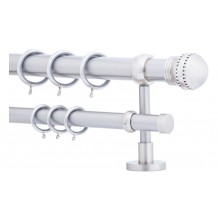 Κουρτινόξυλο 2.00m διπλό με strass c23621 Κουρτινόξυλο 2.00m διπλό με strass c23621