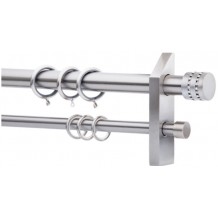 Κουρτινόξυλο 2.00m διπλό με strass c23634 Κουρτινόξυλο 2.00m διπλό με strass c23634