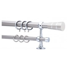 Κουρτινόξυλο 2.00m διπλό αλουμινίου c23647 Κουρτινόξυλο 2.00m διπλό αλουμινίου c23647