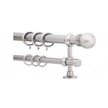 Κουρτινόξυλο 2.00m διπλό αλουμινίου c23649 Κουρτινόξυλο 2.00m διπλό αλουμινίου c23649