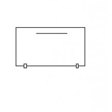 Κάλυψη τζακιού μονόφυλλη c23739 Κάλυψη τζακιού μονόφυλλη c23739