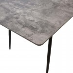 Τραπέζι Shazam pakoworld MDF επεκτεινόμενο χρώμα γκρι cement 120 160x80x76εκ c238030