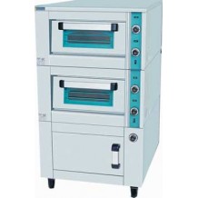 Ηλεκτρικός φούρνος πίτσας διπλός με θερμοθάλαμο 1110 Ηλεκτρικός φούρνος πίτσας διπλός με θερμοθάλαμο 1110